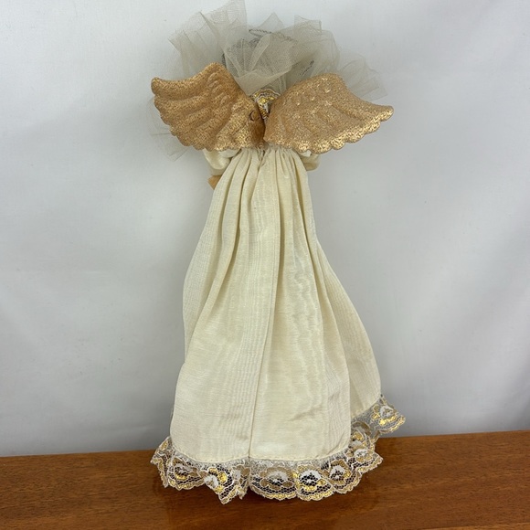 Vintage 1993 two sisters and co. Angel pug tree topper - Picture 2 of 6